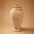 Tibor decorativo de cerámica 43 cms.