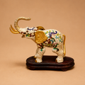 Figura elefante en cloissoné decorado a mano 17cm