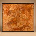 Cuadro abstracto contemporáneo de 92X82 Fdo.Francisca Jaraba