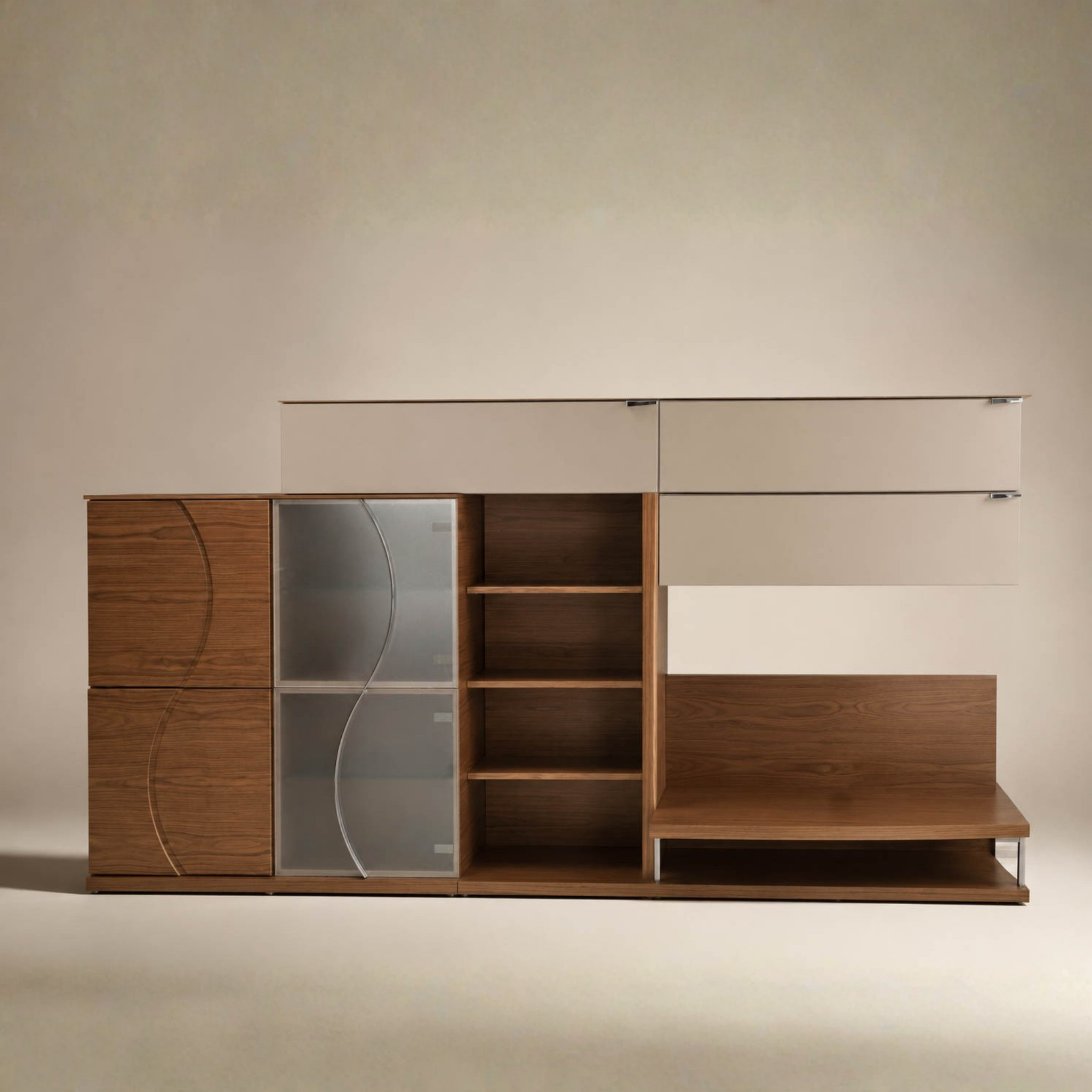 Composición de salón modular de diseño contemporáneo