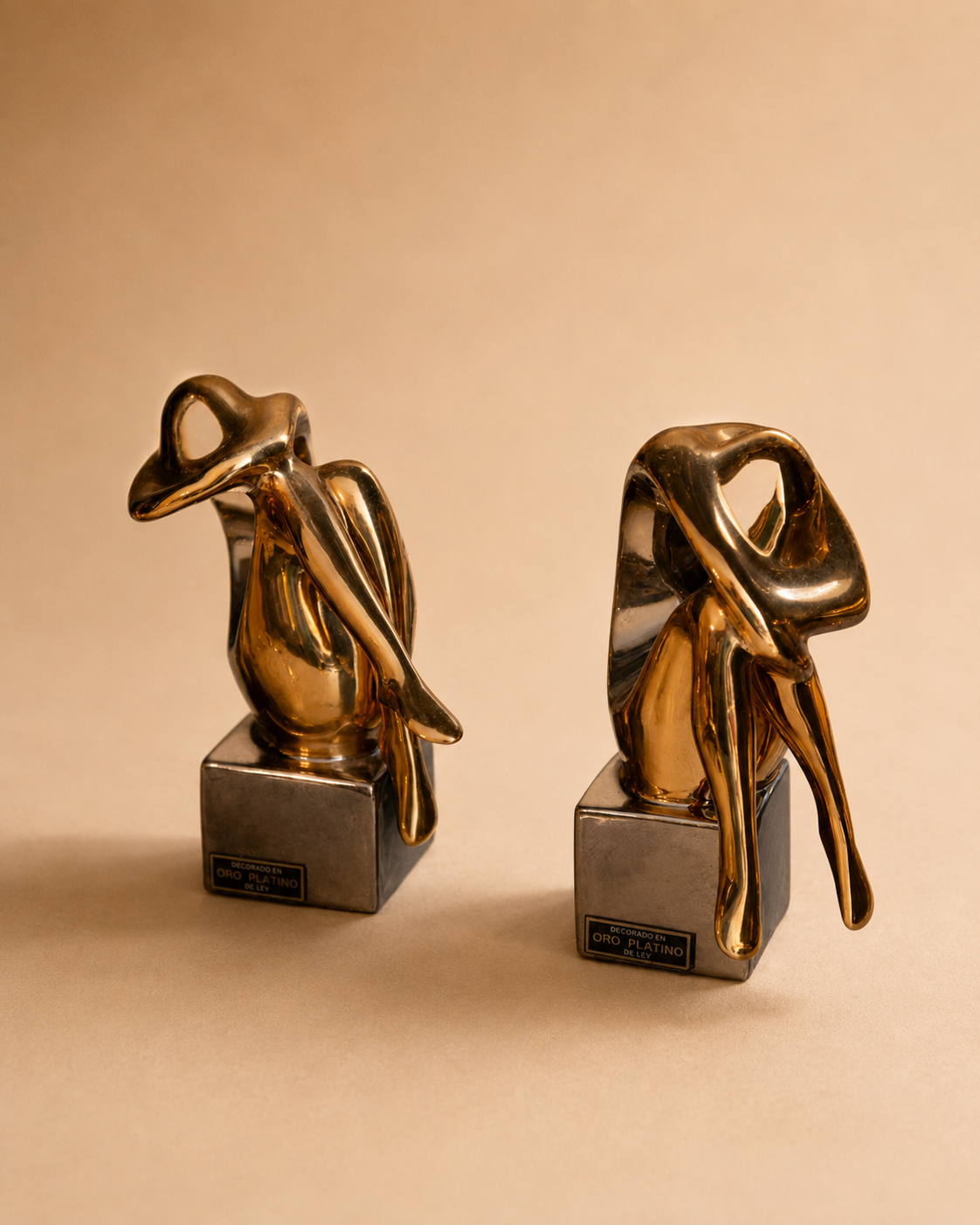 Esculturas decorativas abstractas de figura humana