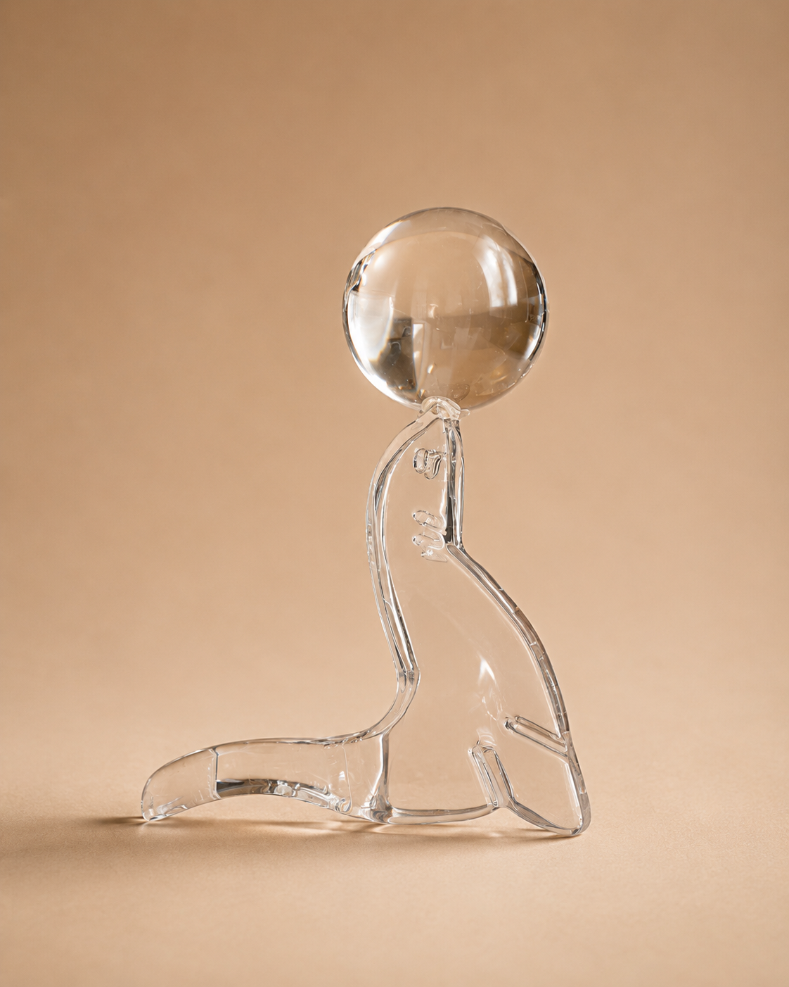 Escultura decorativa de cristal
