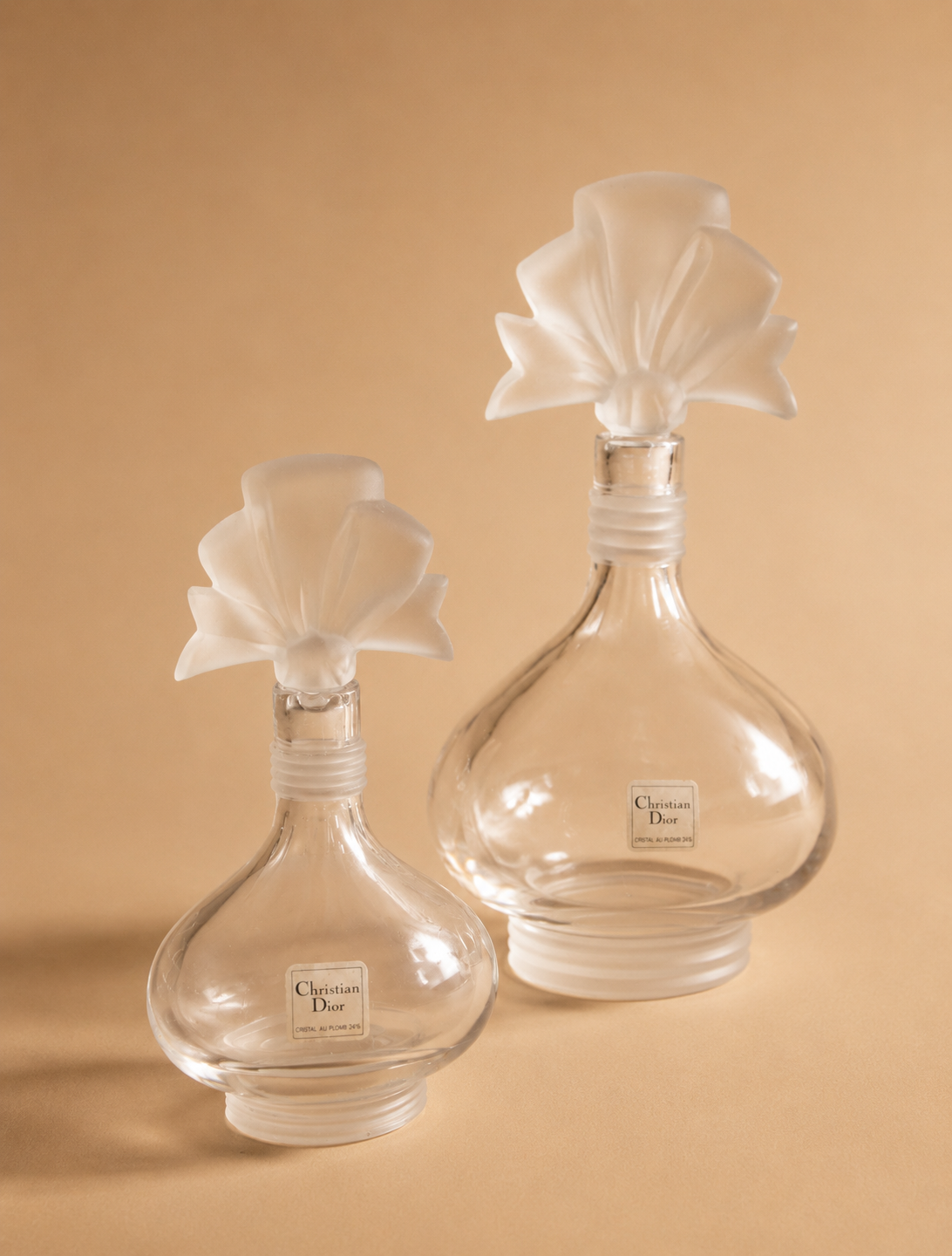 Juego de perfumes de cristal decorativos